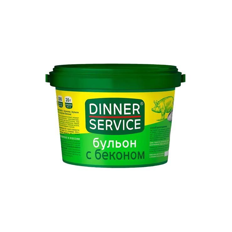 Бульон DINNER SERVICE с беконом 2 кг., ведро