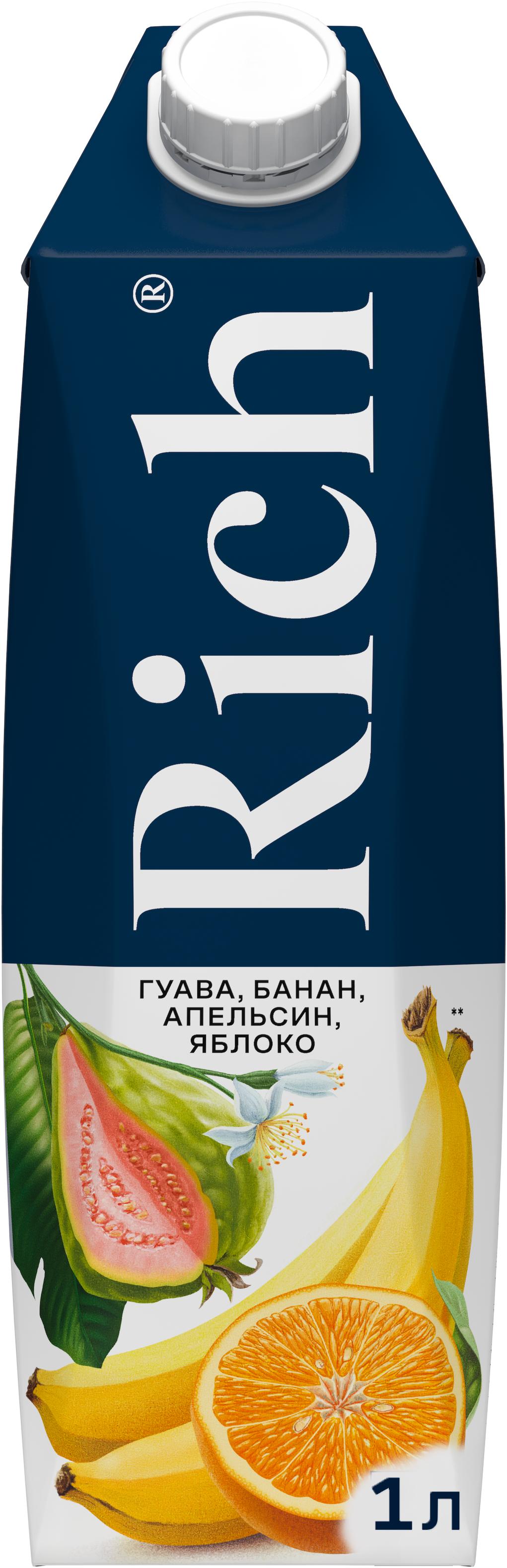Нектар Rich тропические фрукты 1 л., тетра-пак