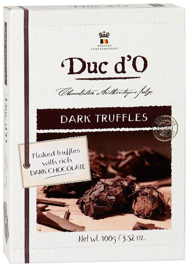Трюфель Duc d'O черный шоколад, 100 гр., картон