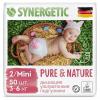 Подгузники Synergetic Pure&amp;Nature размер 2 MINI вес 3-6 кг 50 шт., пакет