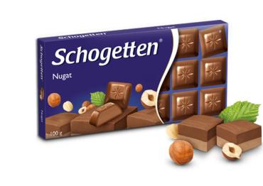 Шоколад Schogetten нуга