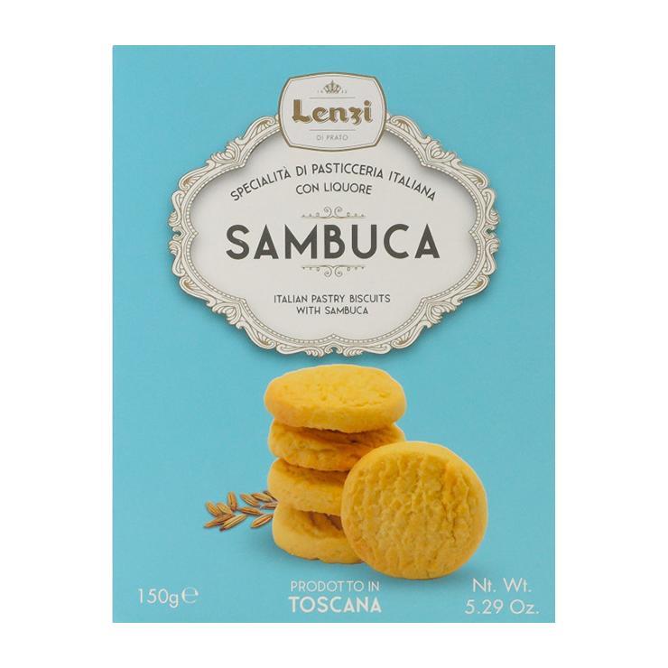 Печенье сдобное Lenzi Sambuca самбука анис 150 гр., картон