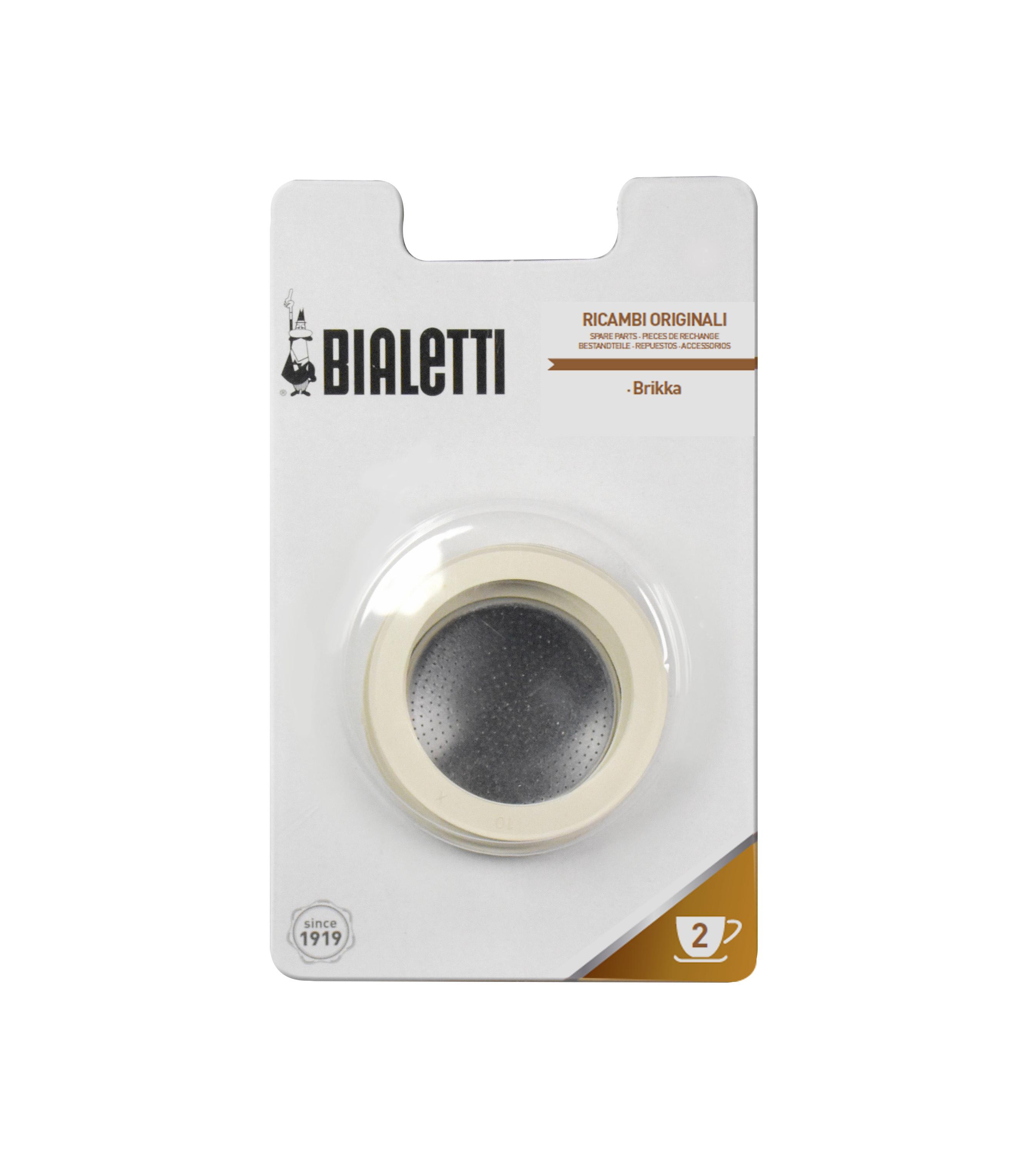 Уплотнитель Bialetti для Brikka на 2 порции 3 шт. + фильтр 1 шт.