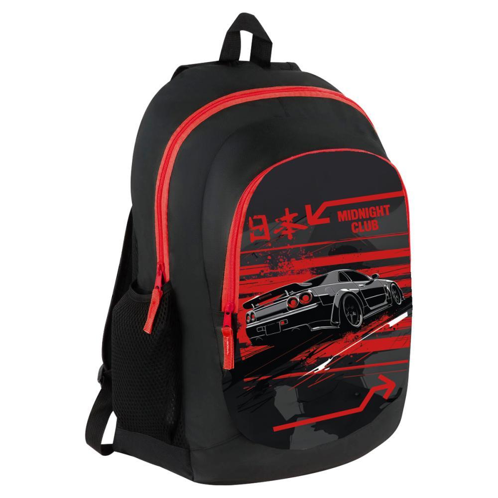 Рюкзак ArtSpace Classic The Midnight Club 45х30х16 см 2 отделения 2 кармана PU покрытие уплотнненая спинка, пакет
