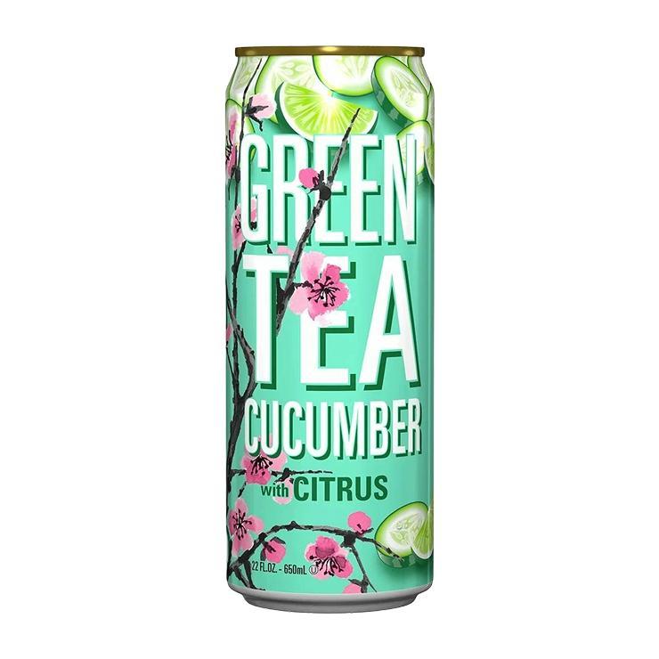 Чай холодный Arizona Grean Tea огурец и цитрус 650 мл., ж/б