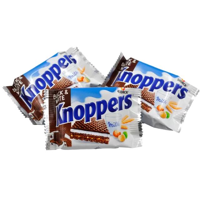 Вафли Storck Knoppers Black & White с шоколадом и молоком 25 гр., флоу-пак