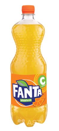 Напиток газированный Fanta апельсин 1,5 л., ПЭТ