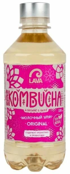 Холодный чай Original Lava Superfood Kombucha Молочный улун, 330 мл., ПЭТ