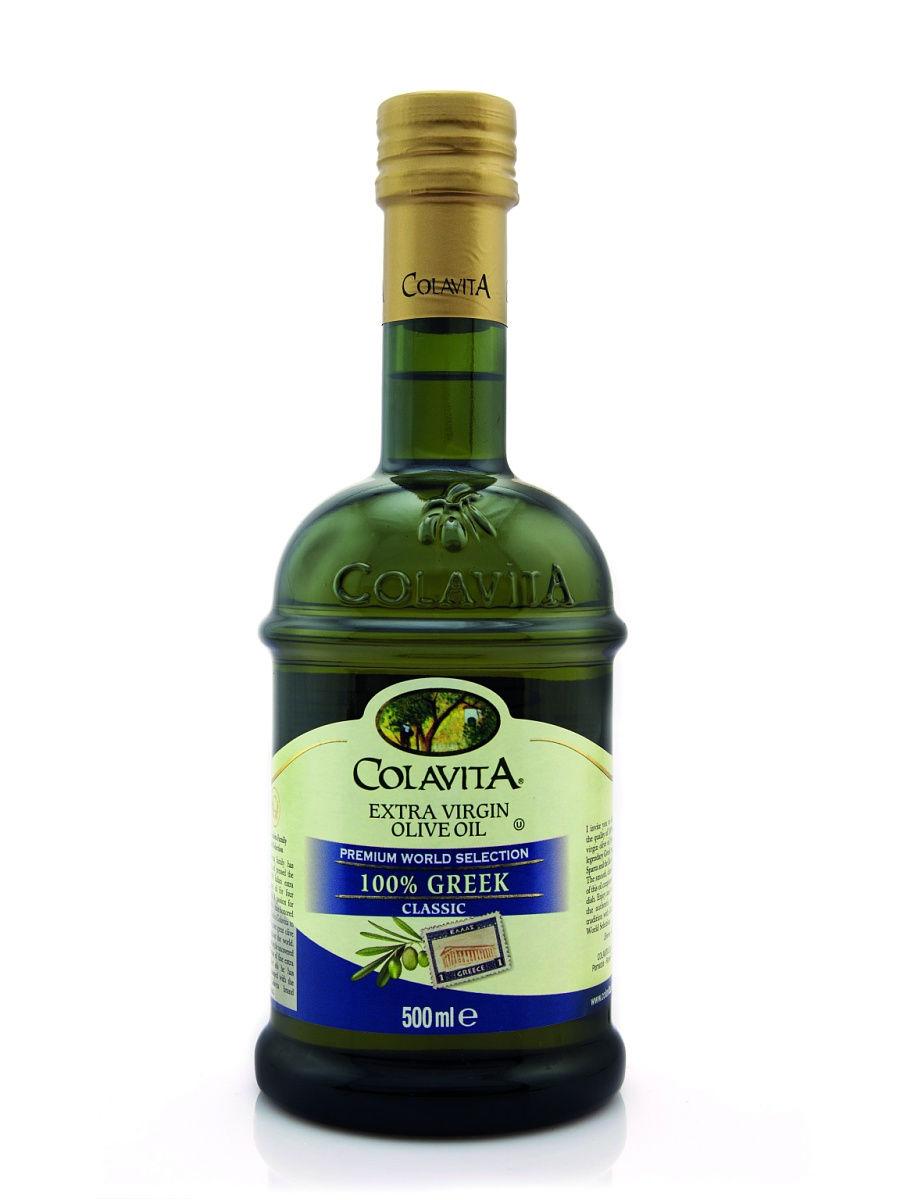 Масло оливковое Colavita Extra Virgin Greek нерафинированное, 500 мл., стекло