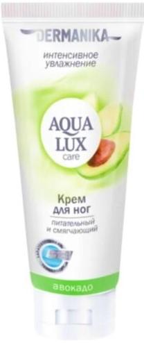 Крем для ног питательный и смягчающий с маслом авокадо Dermanika Aqua Lux , 75 мл., туба