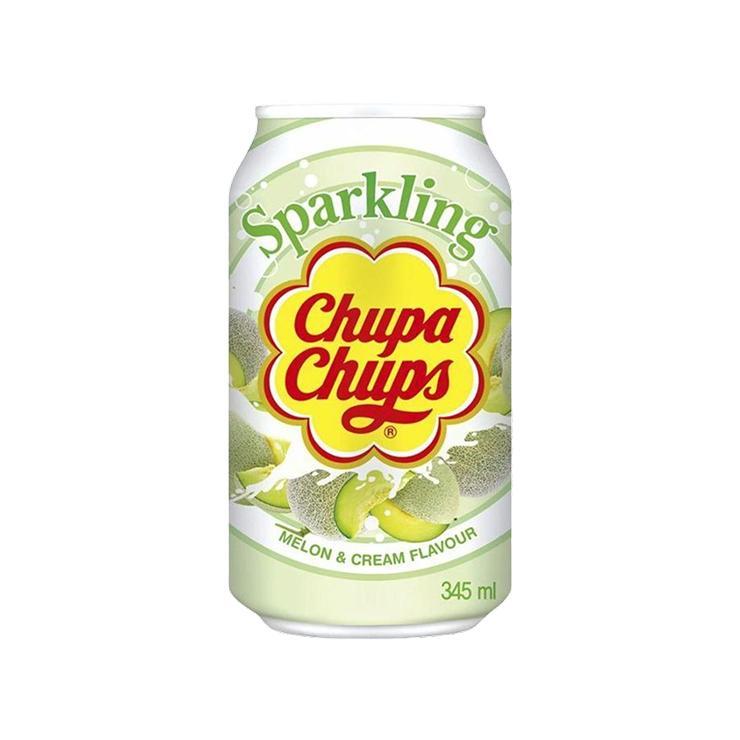 Напиток газированный Chupa Chups Melon дыня 345 мл., ж/б