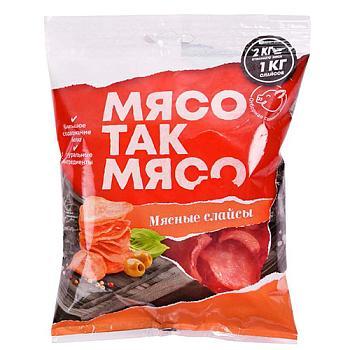 Мясные слайсы МясоТакМясо 50 гр., флоу-пак