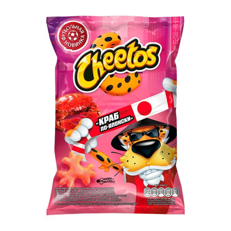 Палочки кукурузные Cheetos краб по-японски 50 гр., флоу-пак