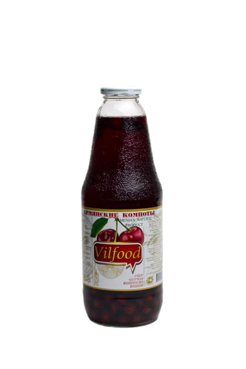 Компот Vilfood из вишни 1 л., стекло