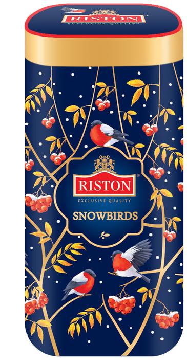 Чай Riston Снегири/Snowbirds черный крупнолистовой с ароматом тропических фруктов и ванили