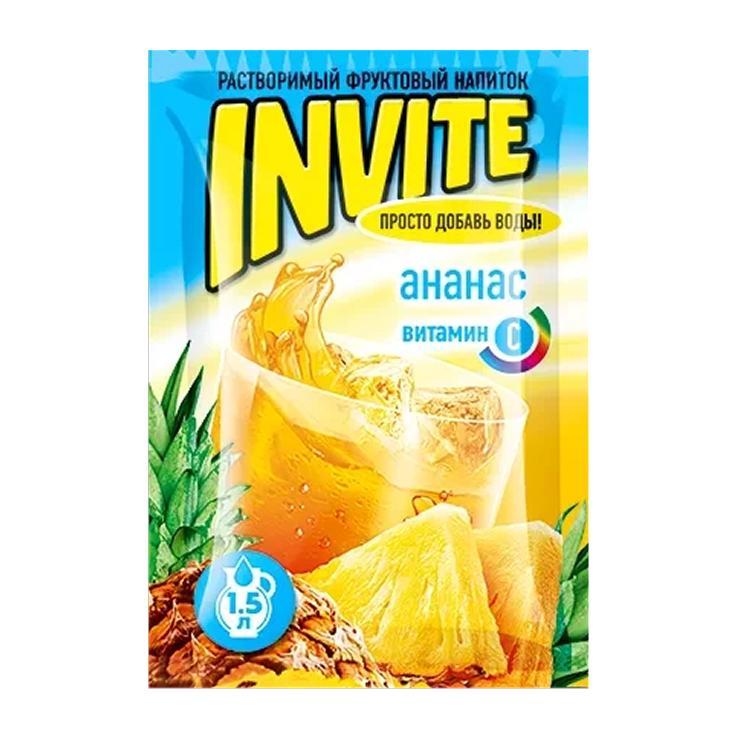 Напиток растворимый Invite ананас 9 гр., саше