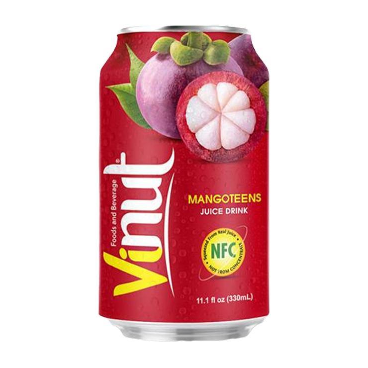 Напиток сокосодержащий Vinut Juice Drink Мангостин Вьетнам 330 мл., ж/б