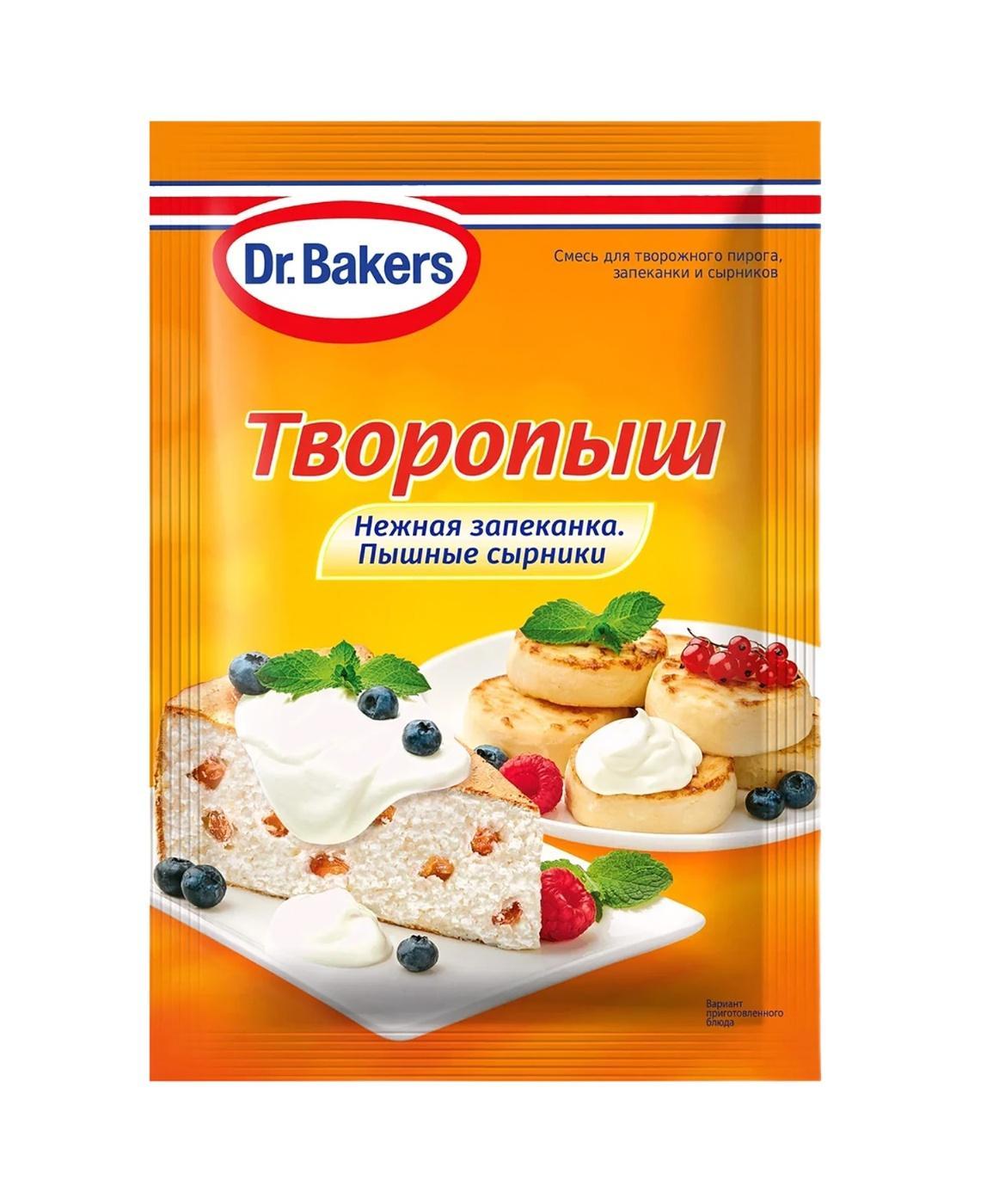 Смесь для приготовления Dr.Bakers Творопыш творожный пирог 60 гр., флоу-пак