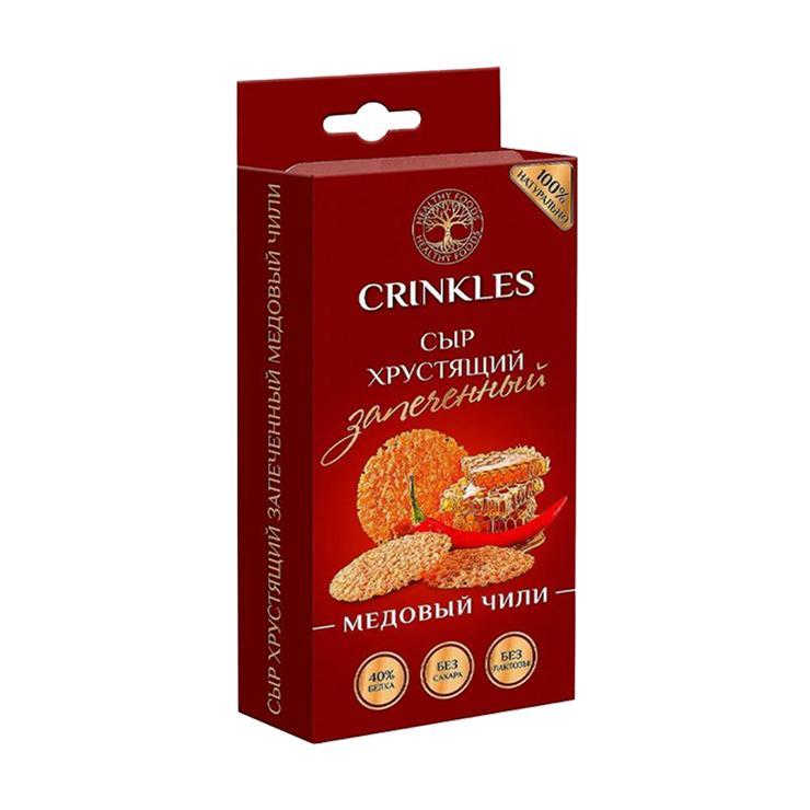 Сыр Crinkles запеченный медовый чили 18 гр., картон