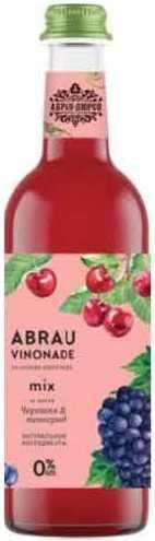 Напиток сильногазированный Abrau Винонад черешня и виноград 375 мл., стекло
