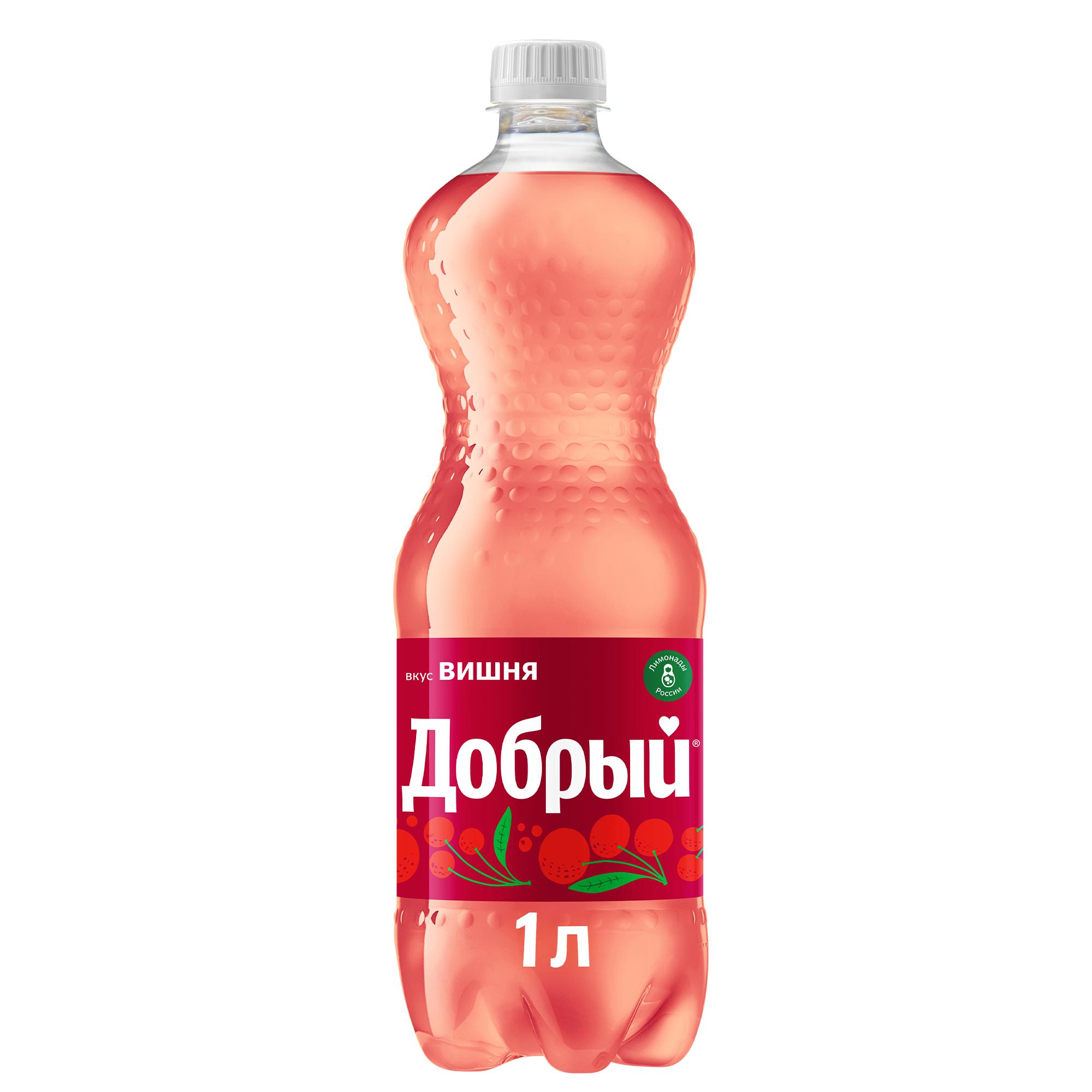 Напиток газированный Добрый вишня 1 л., ПЭТ