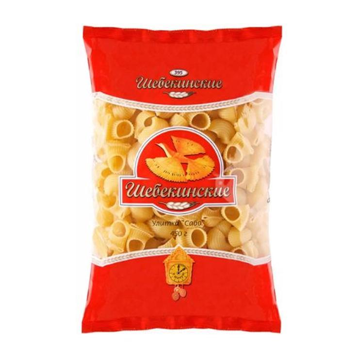 Макароны Шебекинские улитка сабо №395 450 гр., флоу-пак
