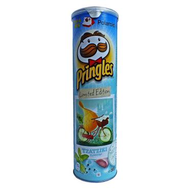 Чипсы Pringles гр.еческий соус Цацики, картофельные, 200 гр., картон