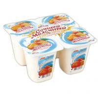 Йогурт Альпенгурт, сочный-молочный персик 1,2%, 95 гр., пластиковый стакан