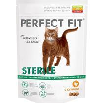 Perfect Fit Сухой корм для кошек стер курица 650г