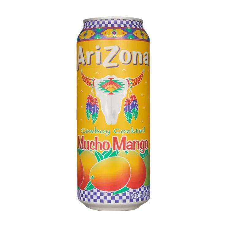 Чай холодный Arizona Mucho Mango With All Natural Flavors сочный манго 340 мл., ж/б