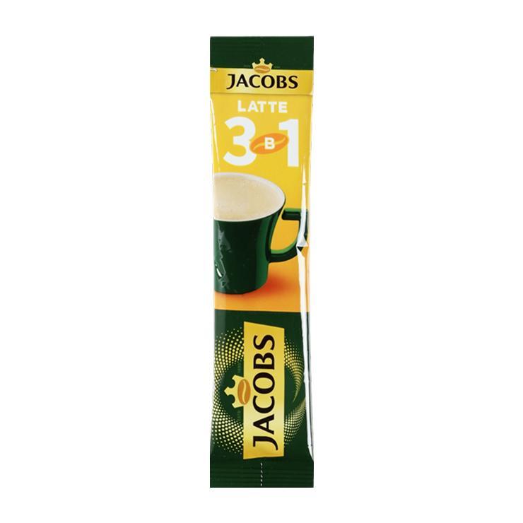 Кофе Jacobs Latte 3в1 пакетированный 12,5 гр., стик