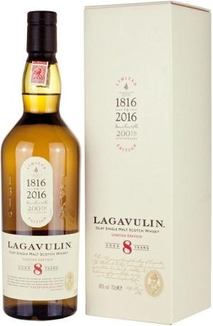 Виски Lagavulin шотландский солодовый 8 лет 48% 700 мл., стекло