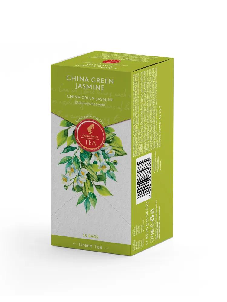Чай Julius Meinl jasmine зеленый жасмин 25 пакетиков 37,5 гр., картон