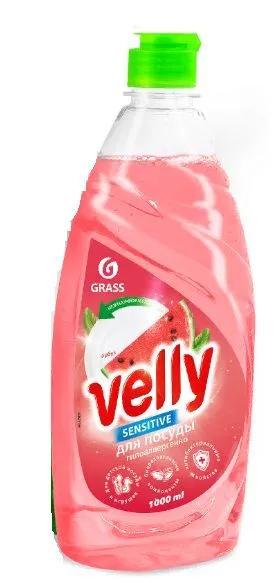 Средство для мытья посуды Grass Velly Sensitive Арбуз 1 л., ПЭТ