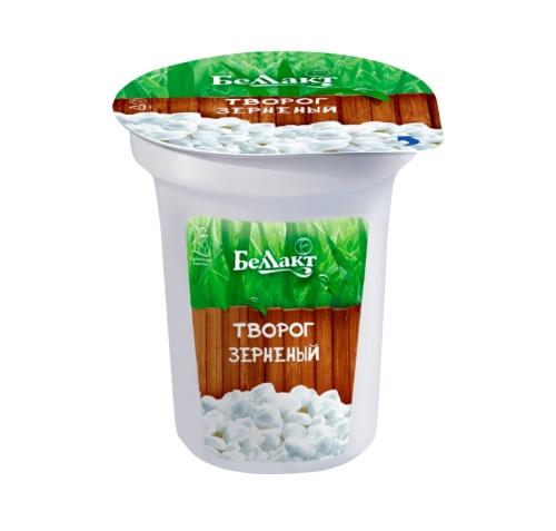 Творог Беллакт зерненый 5% 380 гр., стакан