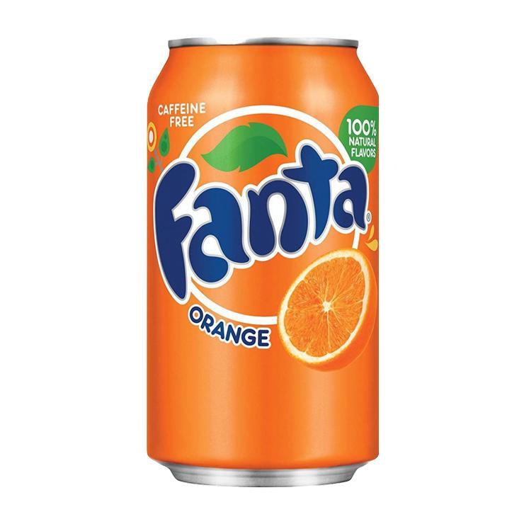 Напиток газированный Fanta апельсин США 355 мл., ж/б