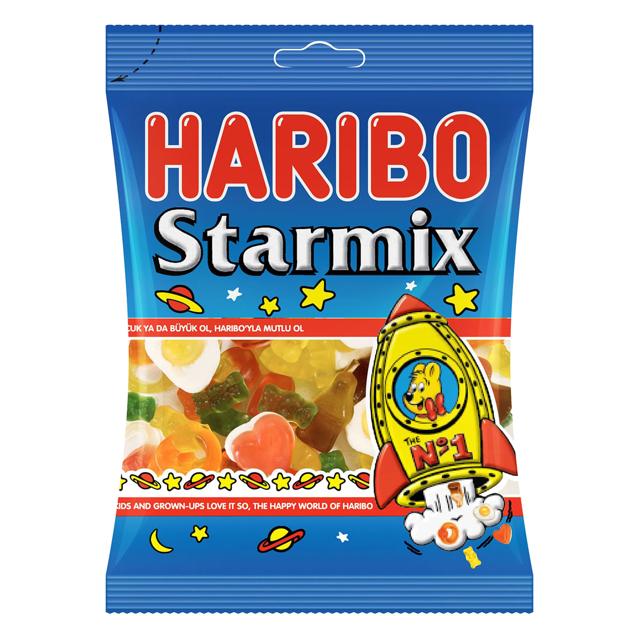 Мармелад жевательный Haribo Starmix 80 гр., флоу-пак