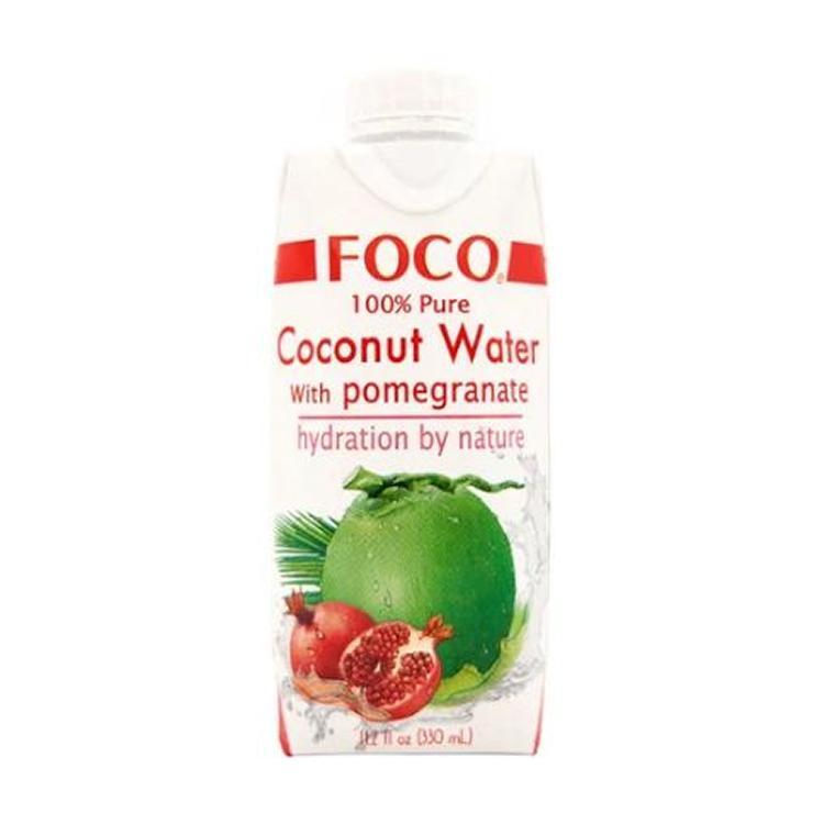 Вода Foco кокосовая с соком личи 330 мл., тетра-пак