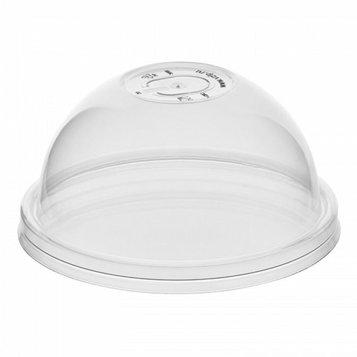 Крышка ВЗЛП для стакана Bubble Cup  прозрачная с отверскием 90 мм. 50 шт. 6 гр., картон