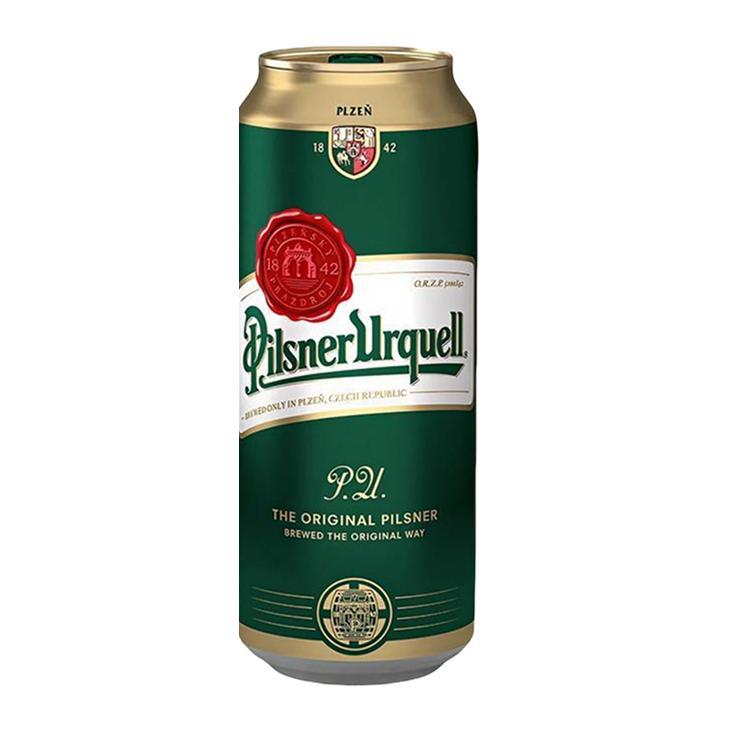 Пиво светлое фильтрованное Pilsner Urquell 4,4% 500 мл., ж/б