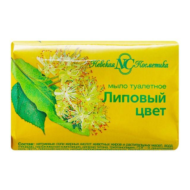 Мыло туалетное Невская косметика Липовый цвет, 90 гр., картон