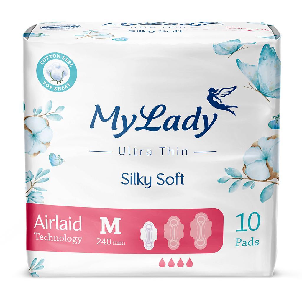 Прокладки гигиенические My Lady Silky Soft Medium 10 шт., флоу-пак