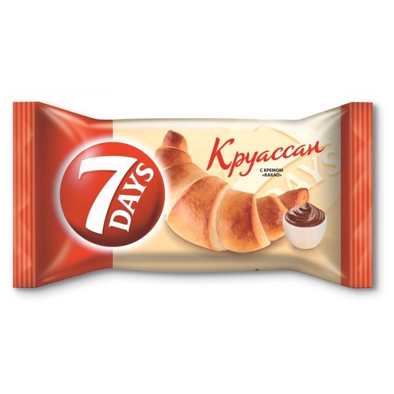 Круассан 7 Days с кремом какао 65 гр., флоу-пак