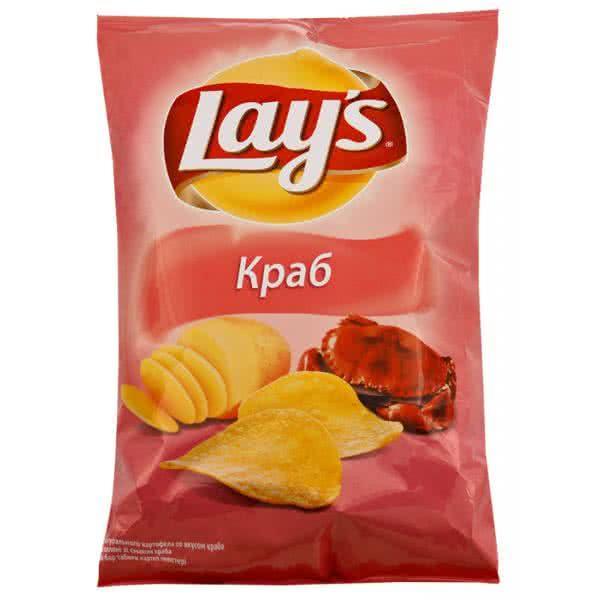 Чипсы Краб, Lay's, 90 гр, флоу-пак купить оптом по цене 42 руб. в ...