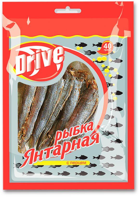 Рыбка Drive Янтарная с перцем сушеная 40 гр., саше