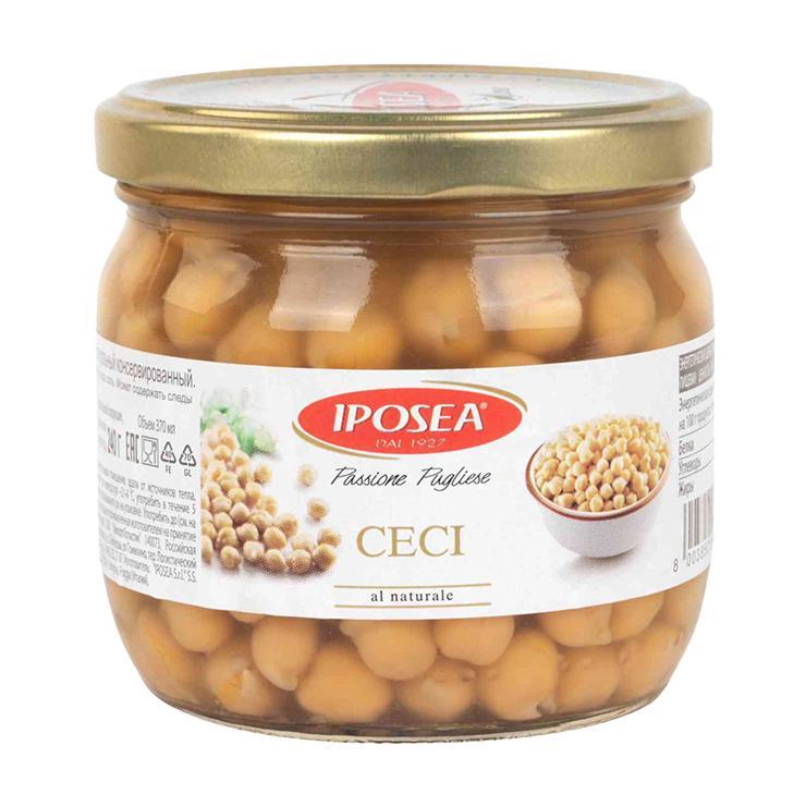 Нут Iposea консервированный 350 гр., стекло