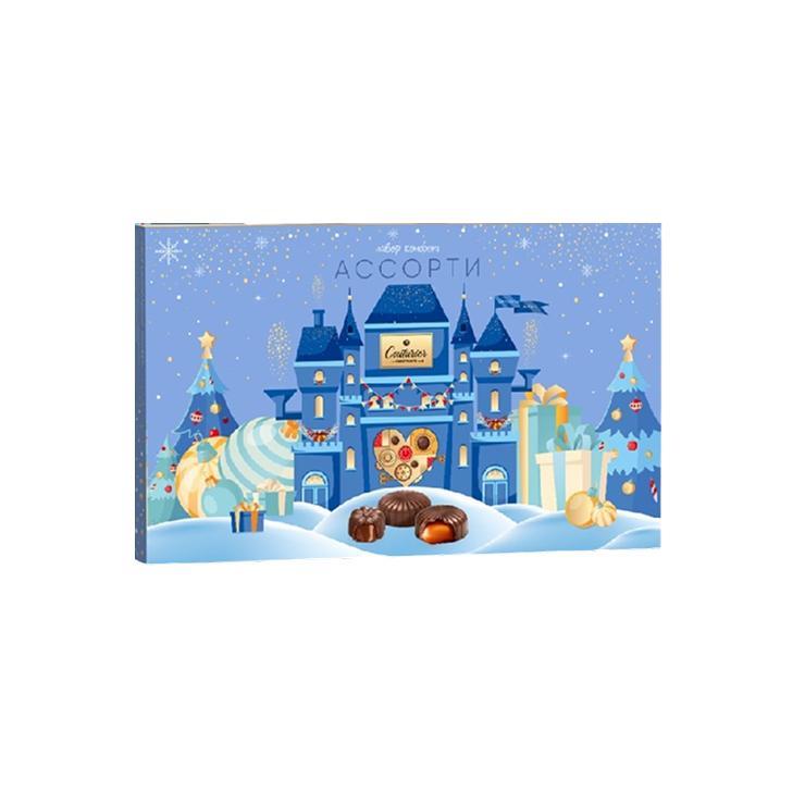 Конфеты Couturier шоколадная фабрика ассорти с помадными начинками 250 гр., картон