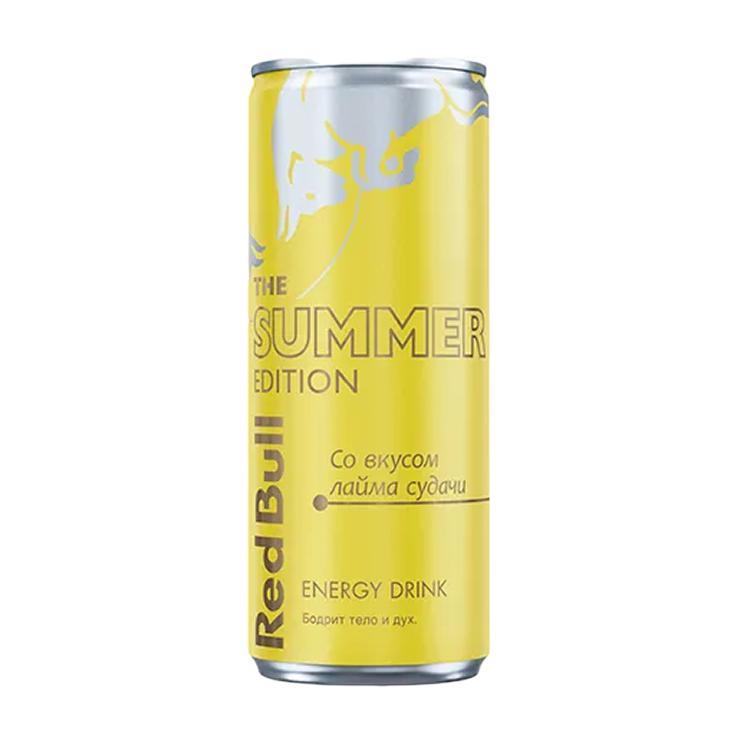 Напиток энергетический Red Bull лайм 250 мл., ж/б
