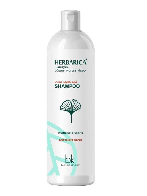 Шампунь объем, густота, блеск BelKosmex Herbarica, 400 гр., флакон