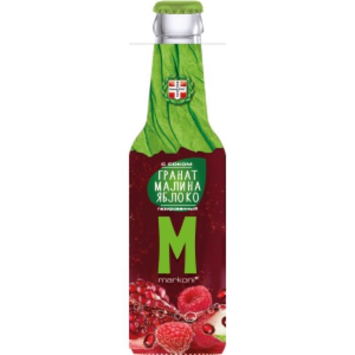 Напиток сокосодержащий Markoni яблоко гранат малина 250 мл., стекло